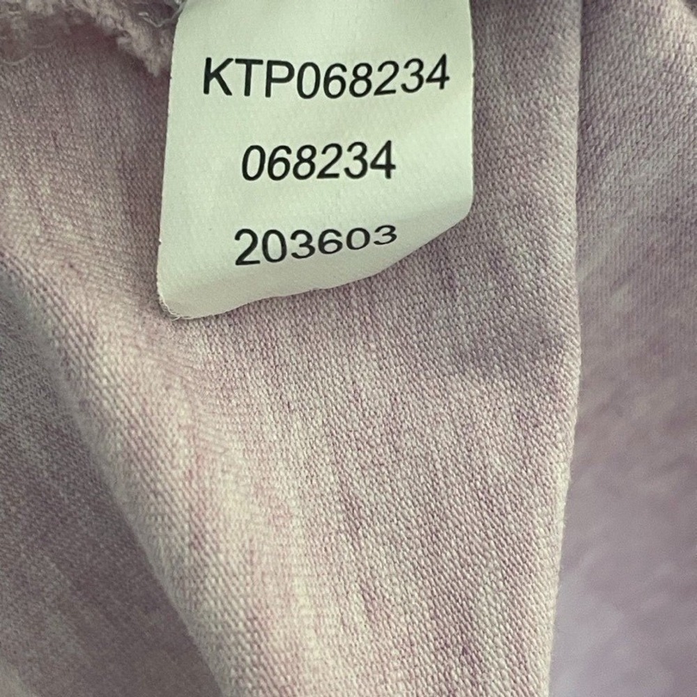Pure Jill Lilac Pima Cotton Ballet Sleeve Tee Stretch Top | Plus Size Women 2X - Picture 5 of 7